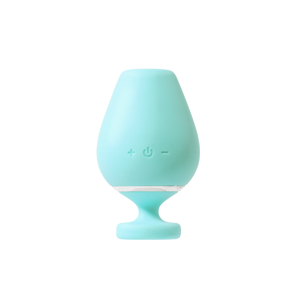Vino Rechargeable Vibrating Sonic Vibe Turquoise – Personal Massager
