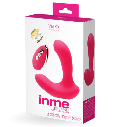 Inme Rechargeable Dual Vibe – Remote-Controlled Vibrator for Internal & External Stimulation
