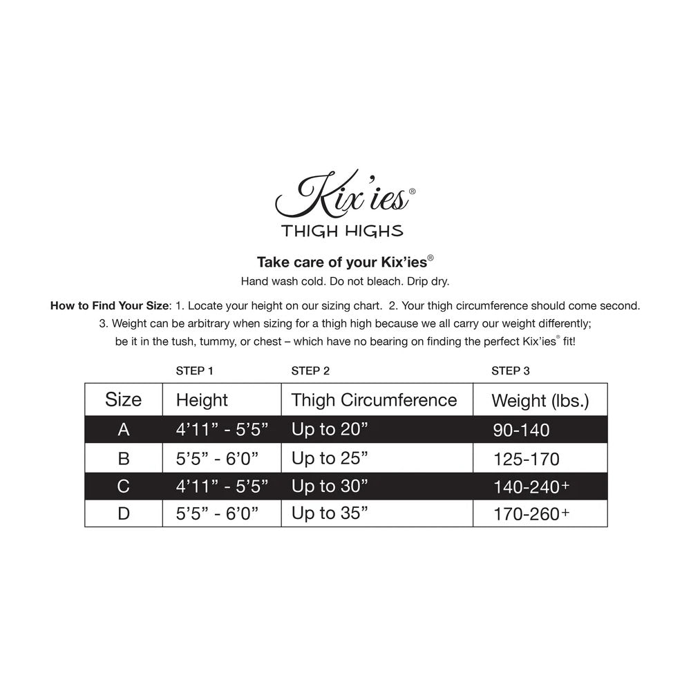 Black Rhinestone Mardi Gras Thigh-High Stockings, Size D