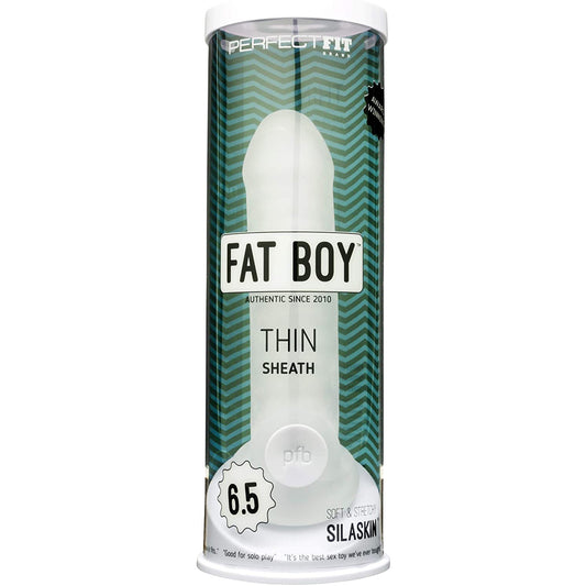 Fat Boy Thin 6.5-Inch Clear - Slim Profile