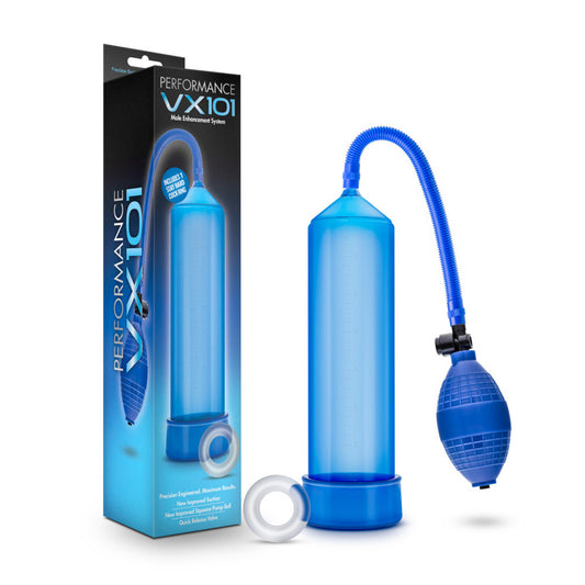 Performance VX101 Blue Male Enhancement Pump – Vacuum Penis Pump