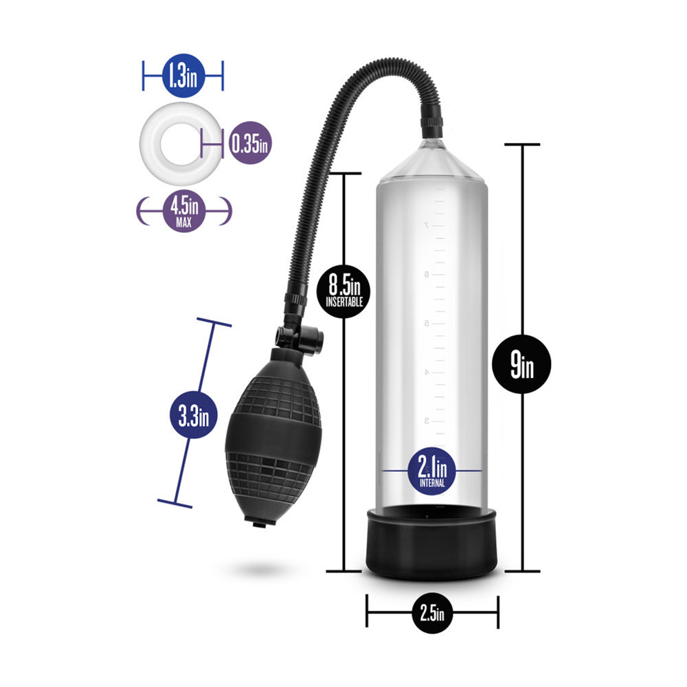 Performance VX101 Clear Cylinder Male Enhancement Pump – Vacuum Penis Pump for Erections