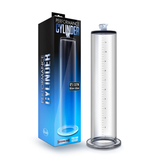 Performance 12 in x 2.5 in Penis Pump Cylinder - Clear
