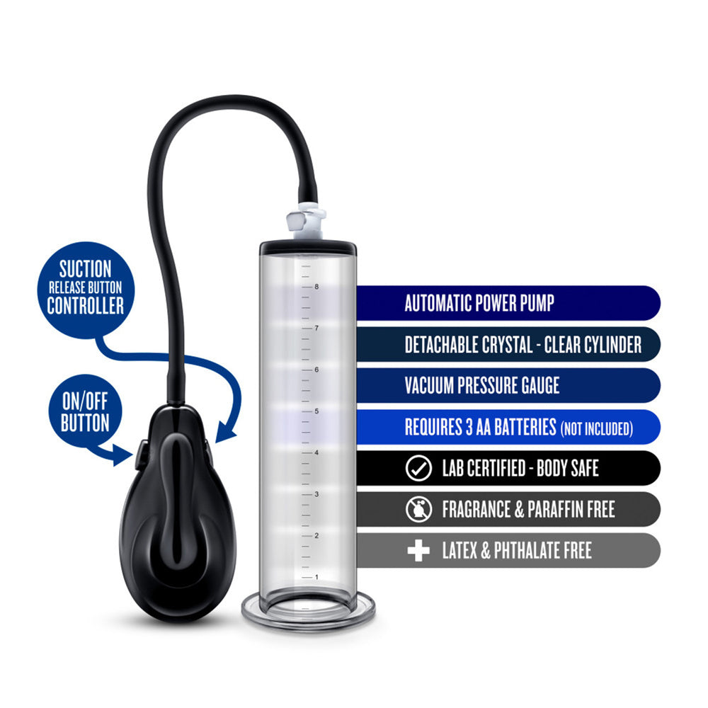 Performance VX9 Auto Penis Pump with Clear Cylinder