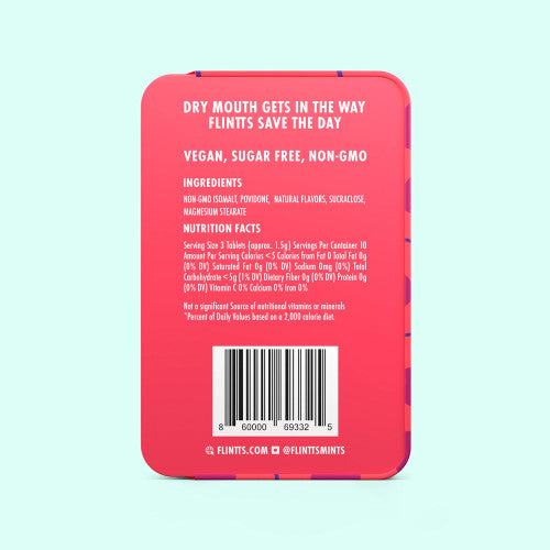 Flintts Mints Cherry Flavor – F Strength 150 | Mouthwatering Tingling Mints