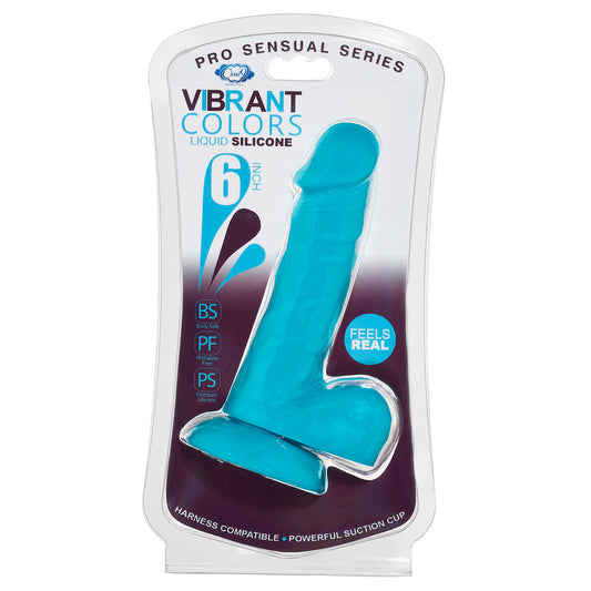 Cloud 9 Pro Sensual Vibrant Colors 6'' Blue