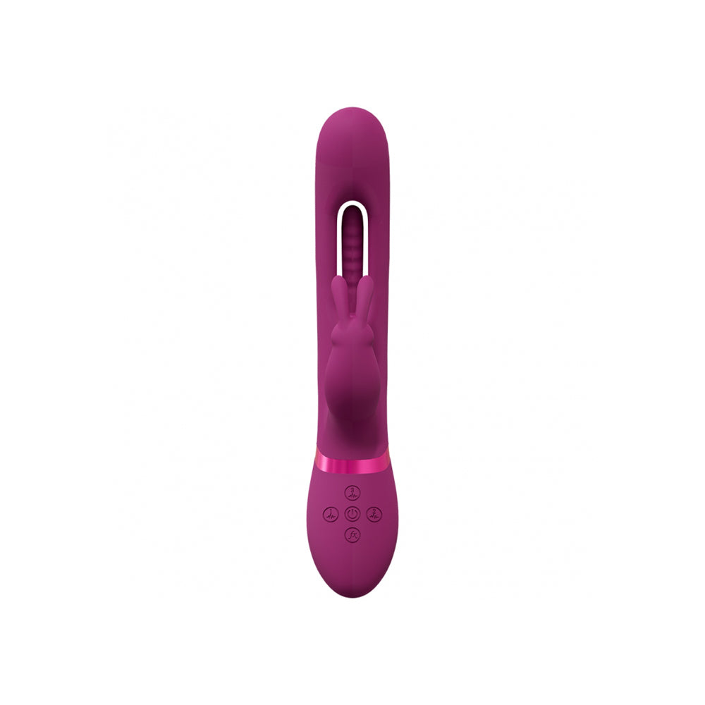 Vive Mika Triple Rabbit With G-Spot Flapping Pink