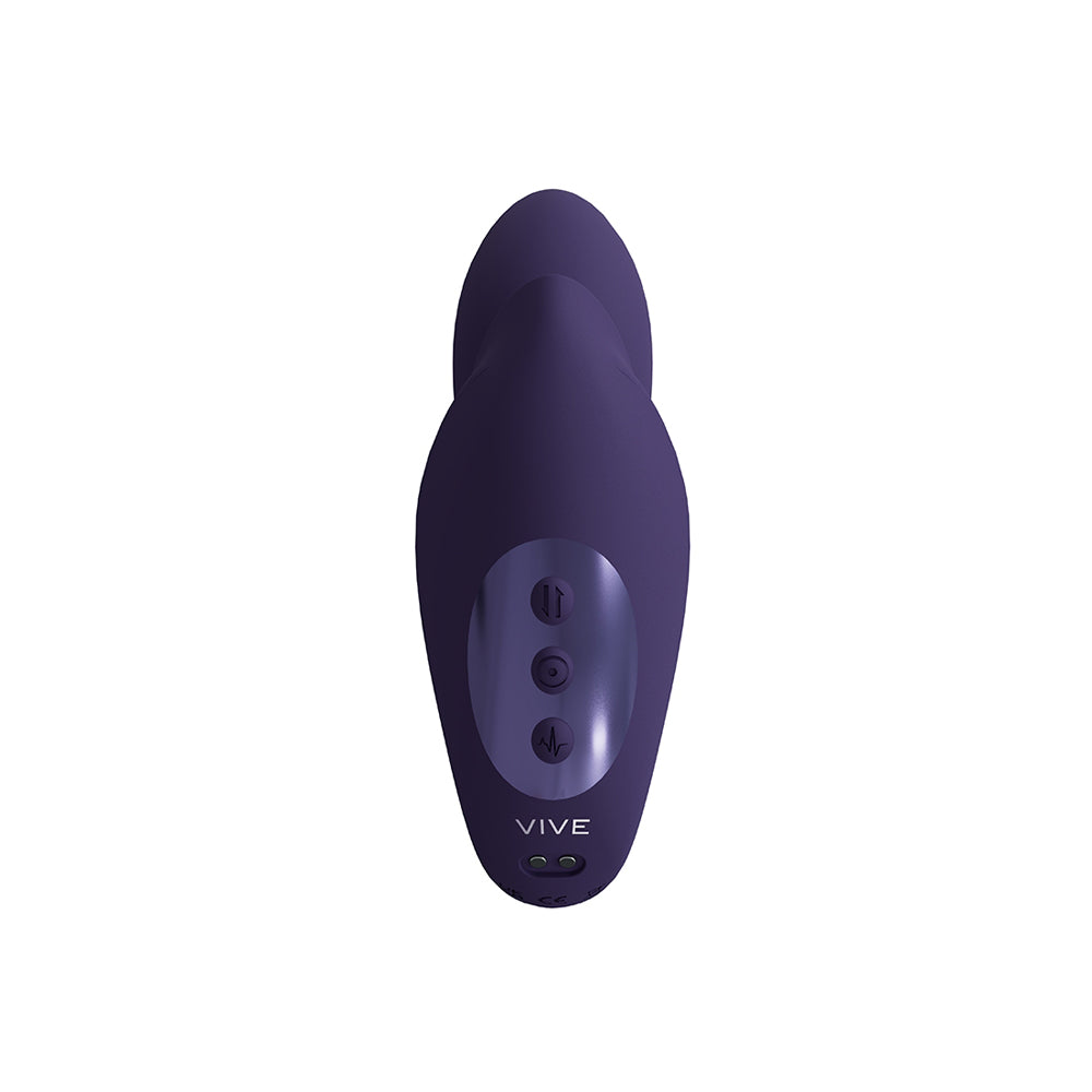 Vive Yuki Dual G-Spot Vibrator With Beads Purple