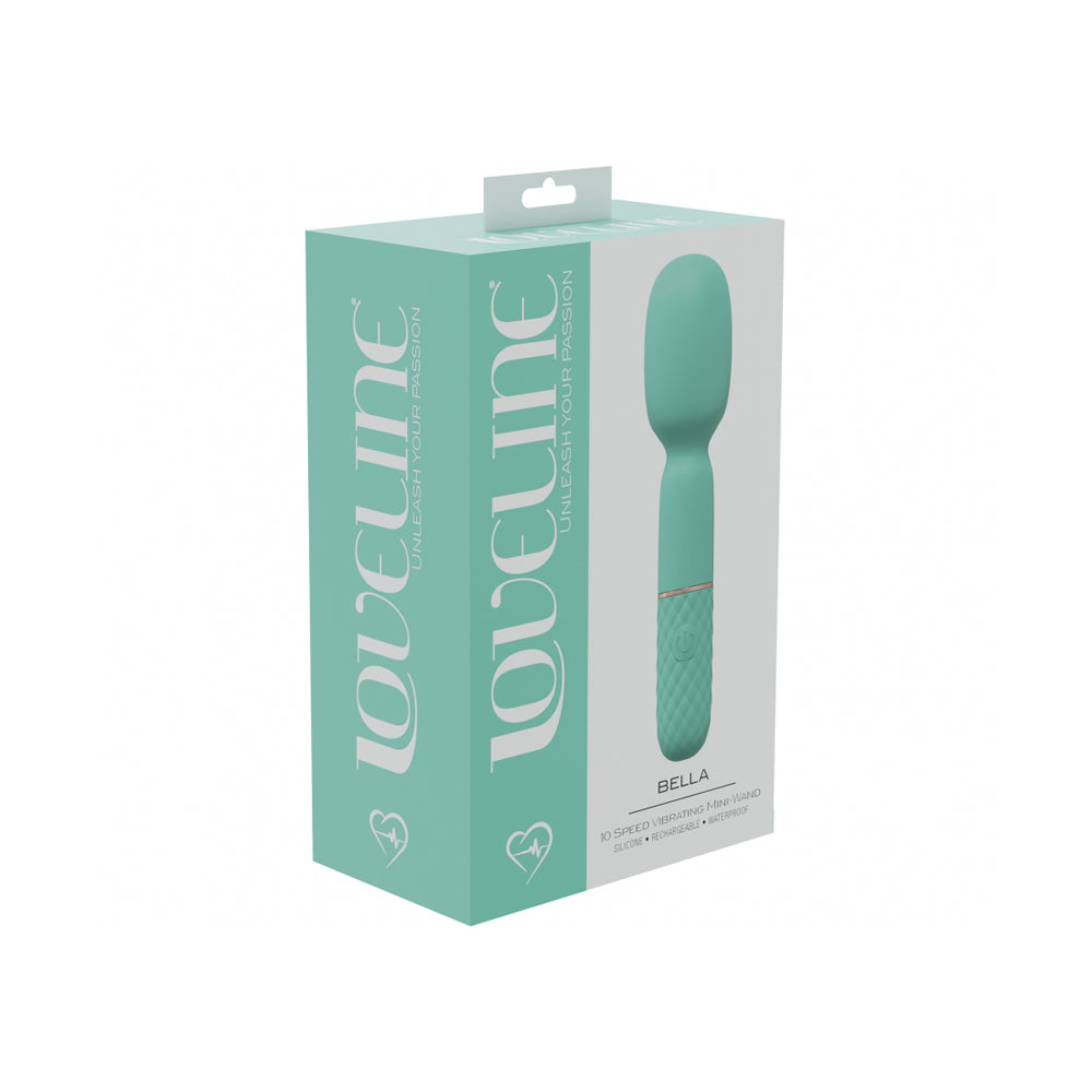 Bella 10 Speed Vibrating Mini-Wand Silicone Rechargeable Waterproof