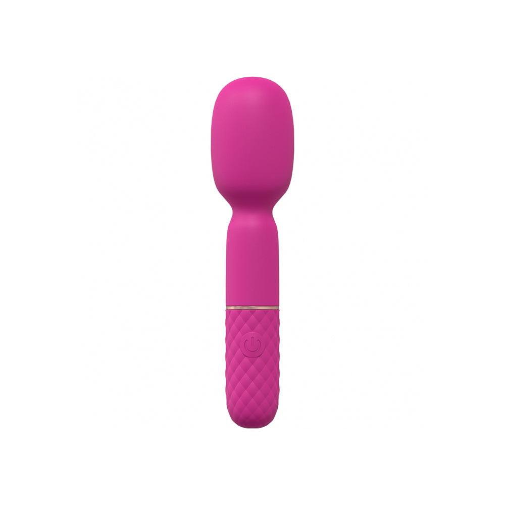 Bella 10 Speed Vibrating Mini-Wand Silicone Rechargeable Waterproof Pink