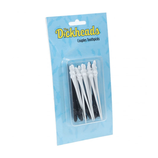 The Dickheads Couples Toothpicks – Flesh Tone, Adult Novelty Toothpicks for Couples