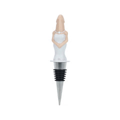 Dickheads Bride Bottle Stopper – Flesh-Tone Silicone Novelty Bar Accessory