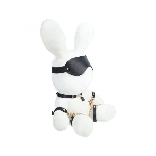 S-Line Rabbit Bondage Velvet Large White – Elegant and Bold Bondage Accessory