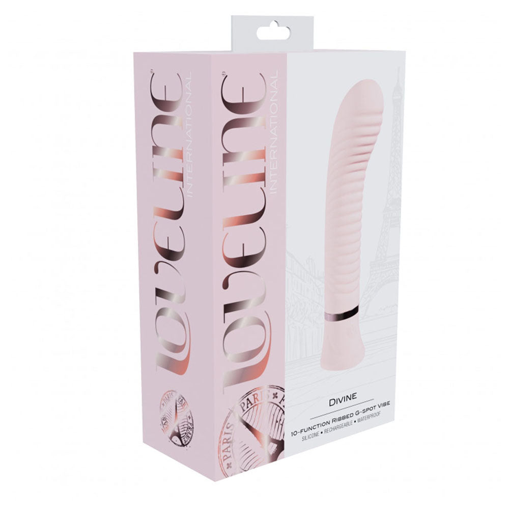 Loveline Divine Ribbed G-Spot Vibe Pink