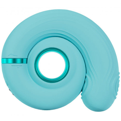 Loveline Tic-Tac Tapping Swirl – Blue Vibrator with Rhythmic Tapping for Targeted Pleasure
