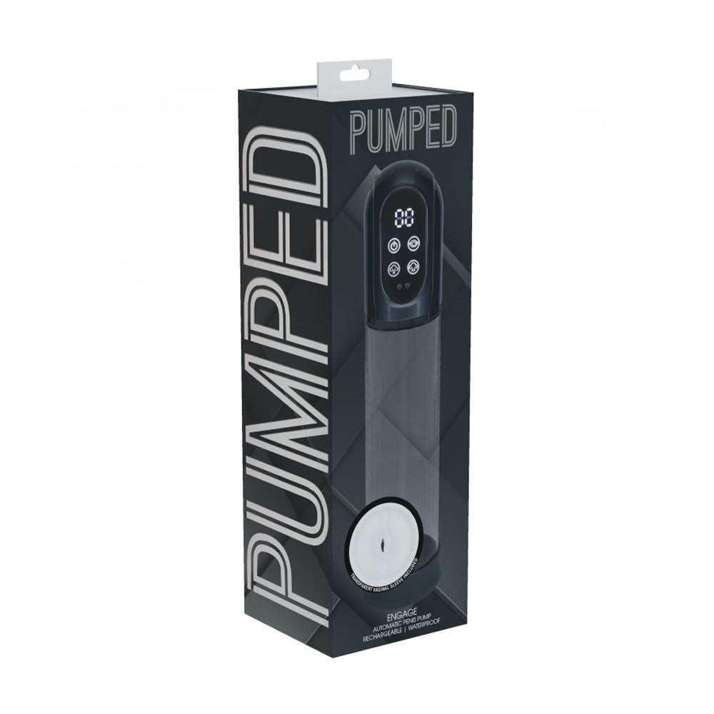 Pumped Engage Pump Masturbator Gun Metal