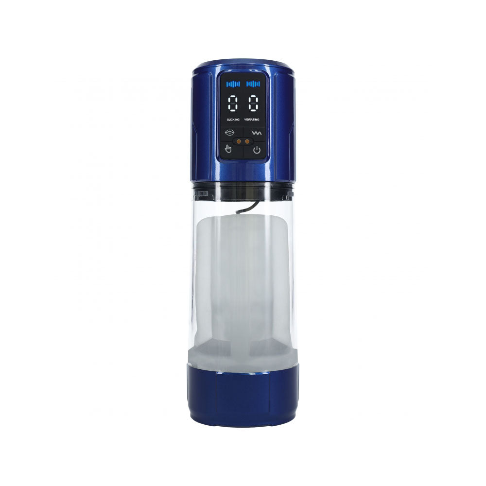 Pumped Ultralift Male Masturbator - Metallic Blue Sex Toy