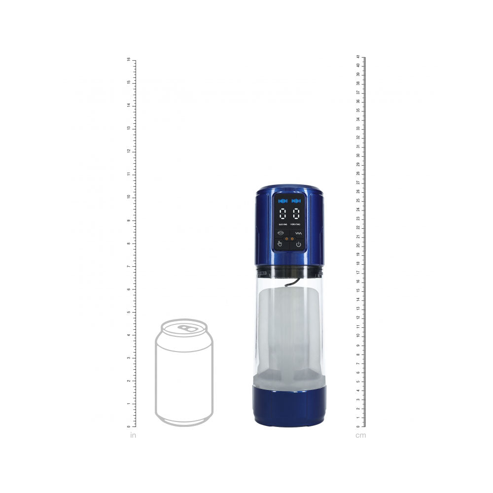 Pumped Ultralift Male Masturbator - Metallic Blue Sex Toy