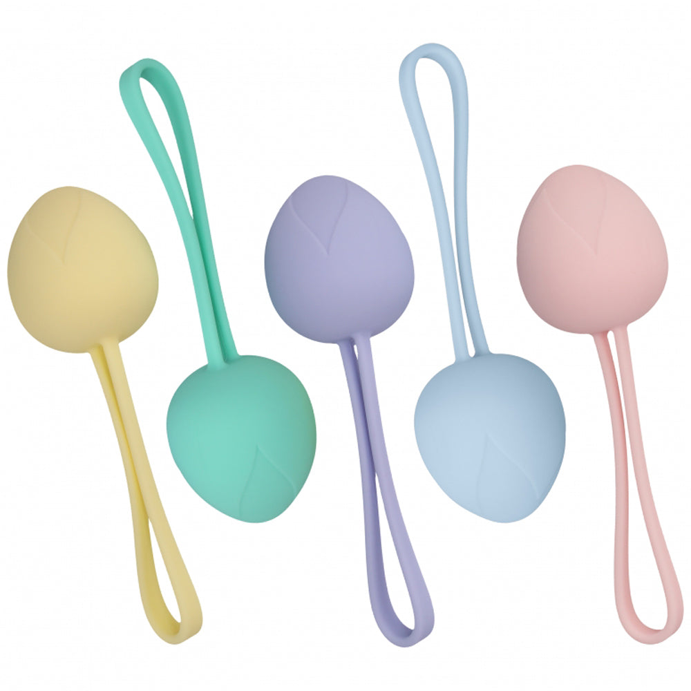 Loveline PelviFit Kegel Kit – Multiweight Berry Pelvic Floor Exerciser, Multicolor