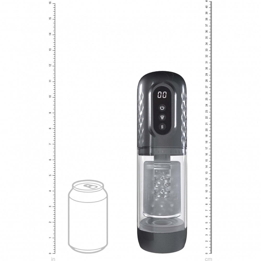 Pumped Vortex Masturbator Gunmetal