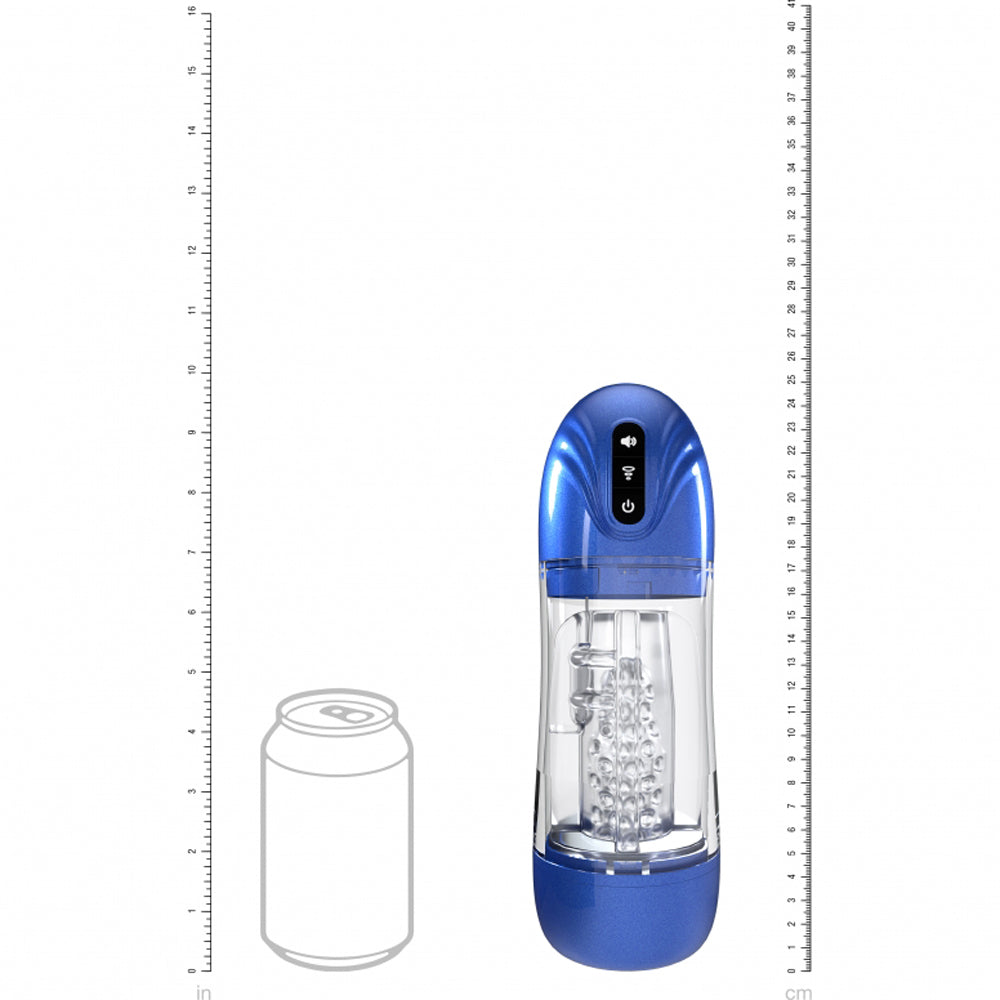 Pumped Sonicpull Masturbator Metallic Blue