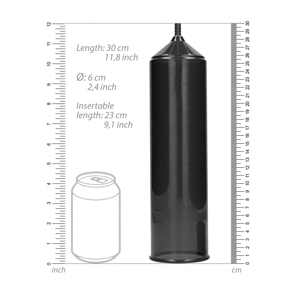 Elite Beginner Bike Pump - Black, Lightweight Hand Pump for Cycling