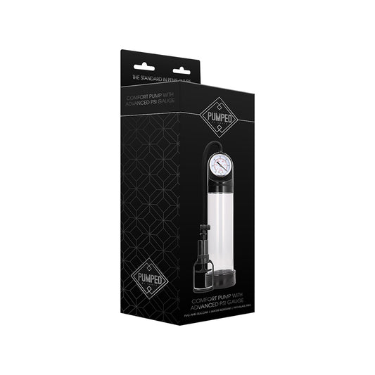 Transparent Comfort Pump with Advanced PSI Gauge