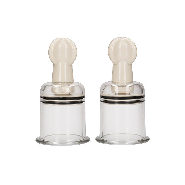 Large Transparent Nipple Suction Set for Breastfeeding - Clear Nipple Stimulation Kit