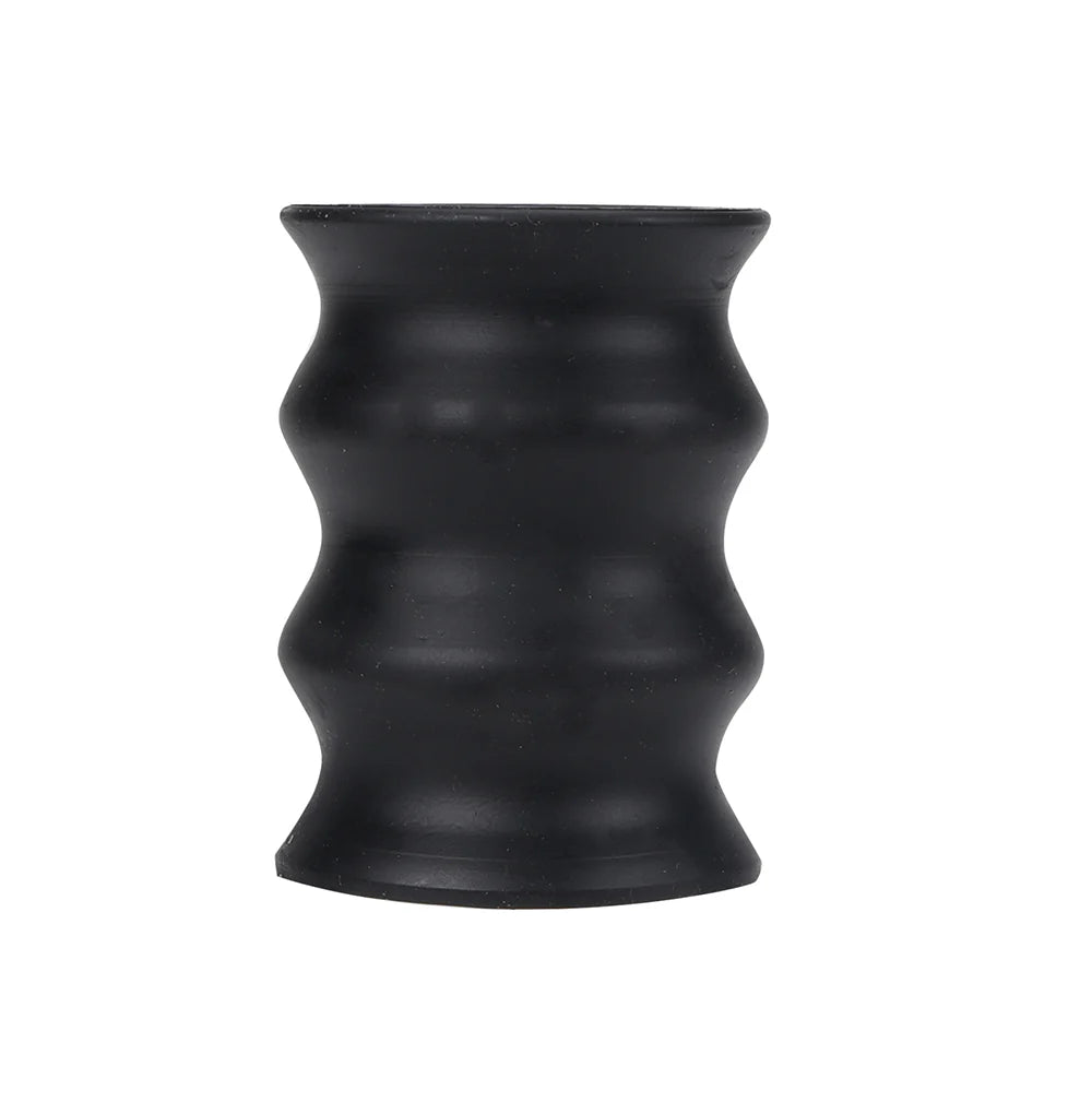 ELI Black Vibelite 4-Inch Textured Silicone Stroker - Rechargeable