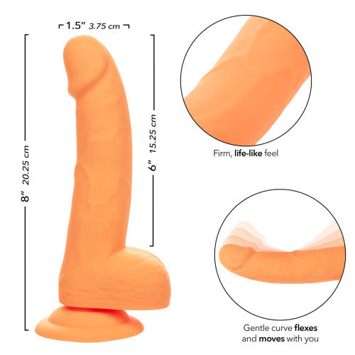 Neon Silicone Studs Dildo 6in – Vibrant Pleasure