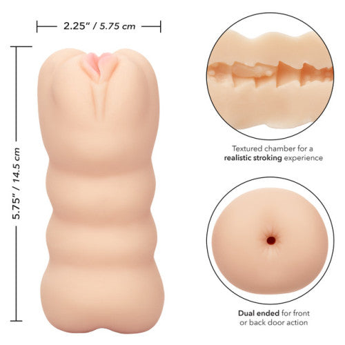 Cheap Thrills The Three-Way Dual End Stroker - Pussy & Ass