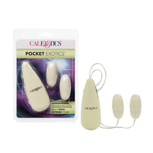 Pocket Exotics Glow-In-The-Dark Double Bullets