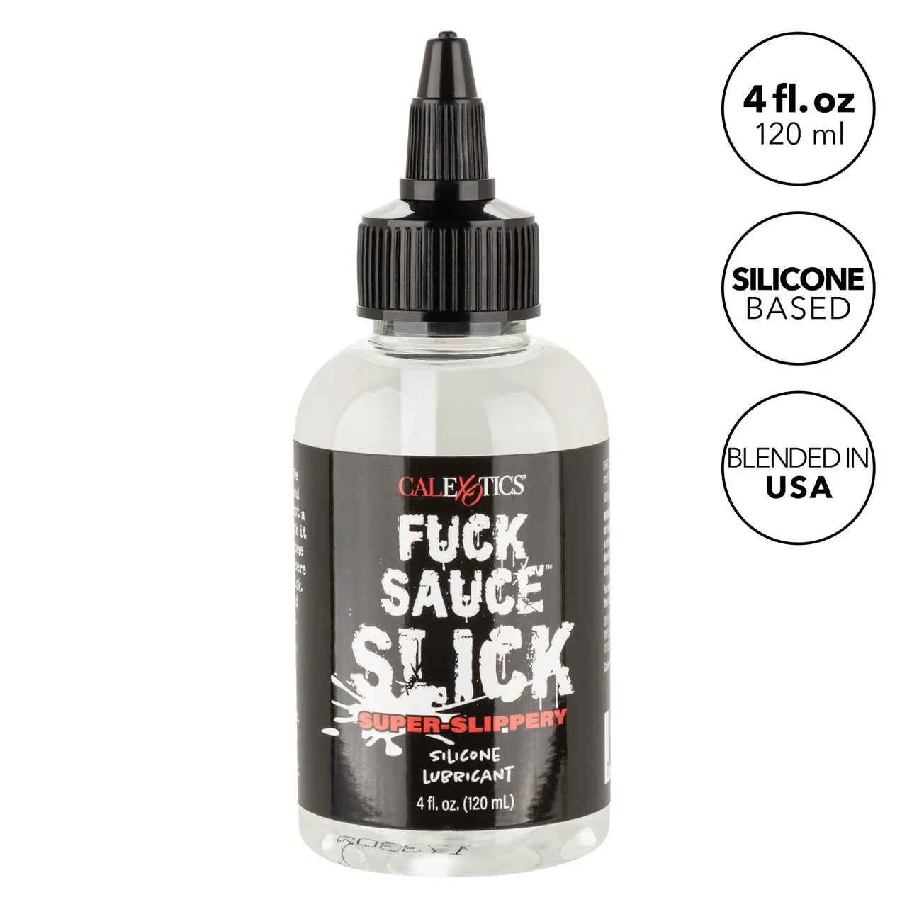 Fuck Sauce Slick Silicone Lubricant 4 oz – Ultra-Slick, Long-Lasting Silicone Formula