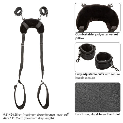 Nocturnal Collection Position Strap With Pillow - Comfort & Enhanced Sensual Play
