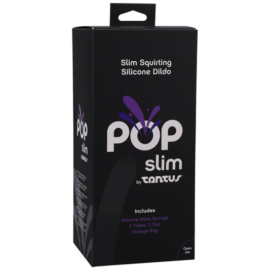 Pop Slim By Tantus Squirting Dildo Indiglow