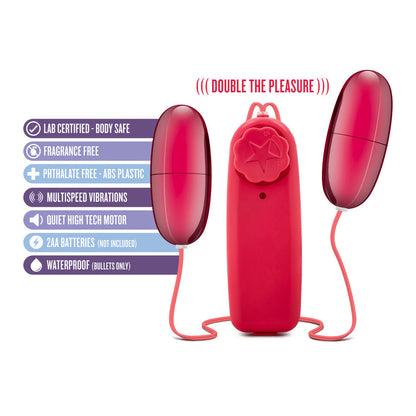 B Yours Double Pop Eggs Cerise