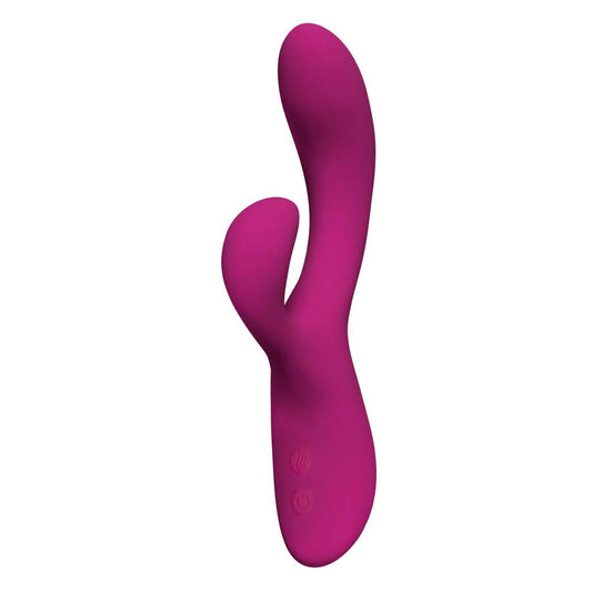 Blush Quinn Rabbit Vibrator – Dual Motor Rechargeable Vibrator for Blended Pleasure