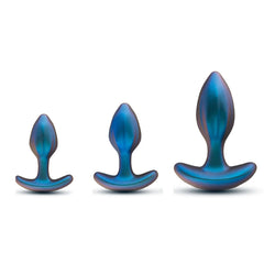 Anal Adventures Matrix Cosmos Plug Kit – Multi-Size Textured Anal Plug Set for Versatile Play