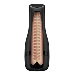 Men Classic Silver Stroker – Textured Male Masturbator Sleeve for Enhanced Pleasure