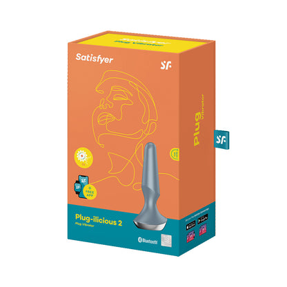 Plug-Ilicious 2 Ice Blue – Textured Silicone Anal Plug for Comfortable Wear
