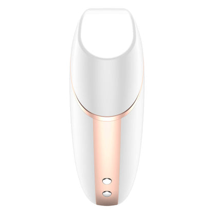 Satisfyer Love Triangle White – App-Controlled Air Pulse & Vibration Clitoral Stimulator, Waterproof & Travel-Friendly