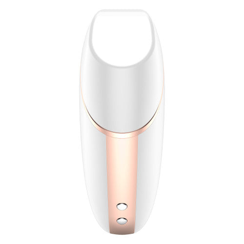 Satisfyer Love Triangle White – App-Controlled Air Pulse & Vibration Clitoral Stimulator, Waterproof & Travel-Friendly