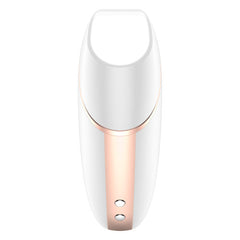 Satisfyer Love Triangle White – App-Controlled Air Pulse & Vibration Clitoral Stimulator, Waterproof & Travel-Friendly
