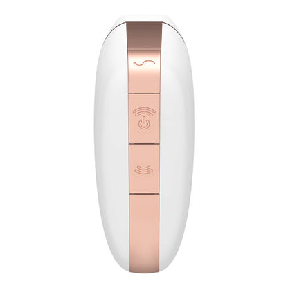 Satisfyer Love Triangle White – App-Controlled Air Pulse & Vibration Clitoral Stimulator, Waterproof & Travel-Friendly