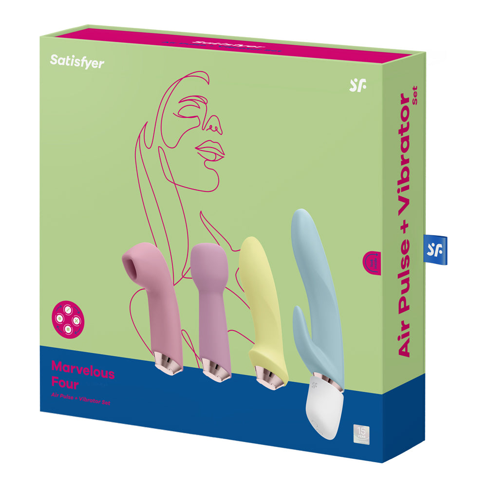 Marvelous Four – Multi-Function Rechargeable Vibrator with Four Powerful Modes