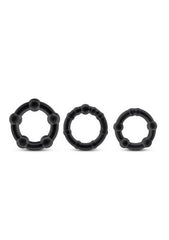 Stay Hard Beaded Cock Rings (3 Sizes)