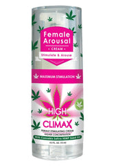 High Climax Female Arousal Cream with Hemp Seed Oil .5oz - Intense Sensation