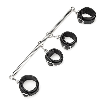 4-Cuff Expandable Spreader Bar Set - Adjustable BDSM Bondage Kit