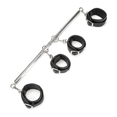 4-Cuff Expandable Spreader Bar Set - Adjustable BDSM Bondage Kit