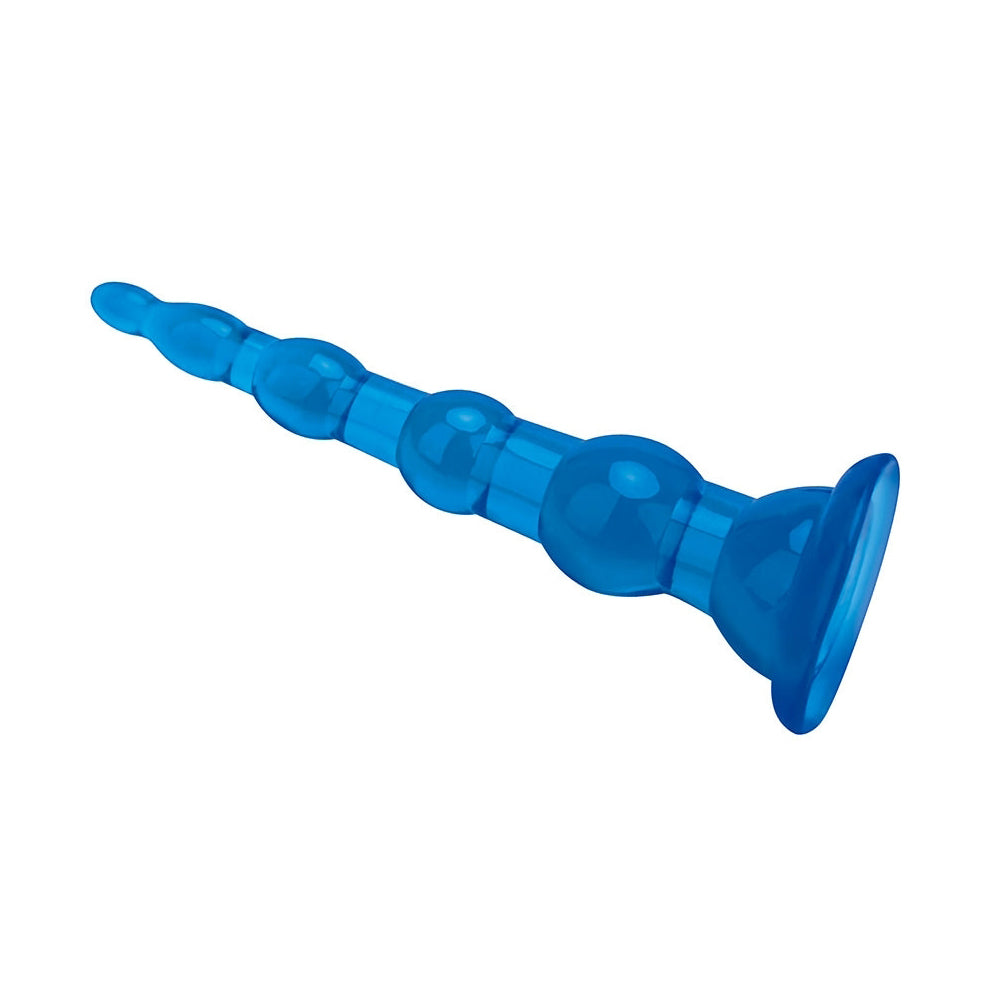 6.75-Inch Anal Beads with Suction Base